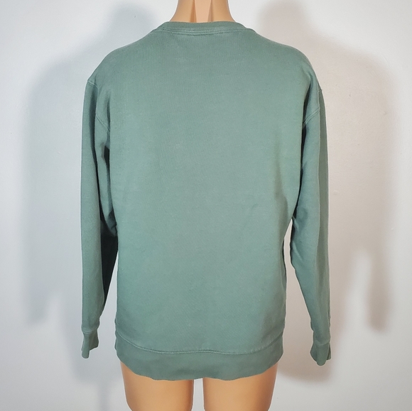 PINK Victorias Secret Blue Green Crew Neck Sweater - Picture 4 of 5